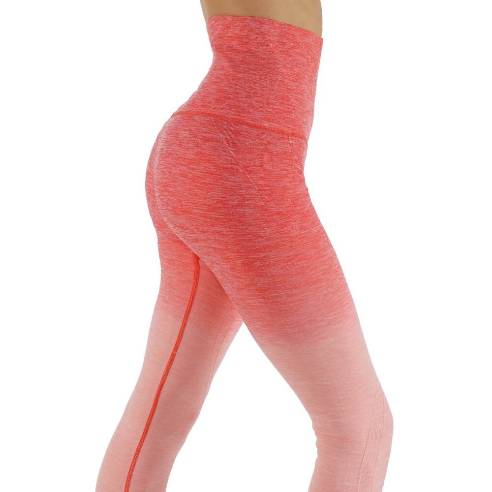 NWT Yoga Dry-Fit Ombre Compression Leggings Seamless High Waist Tummy support